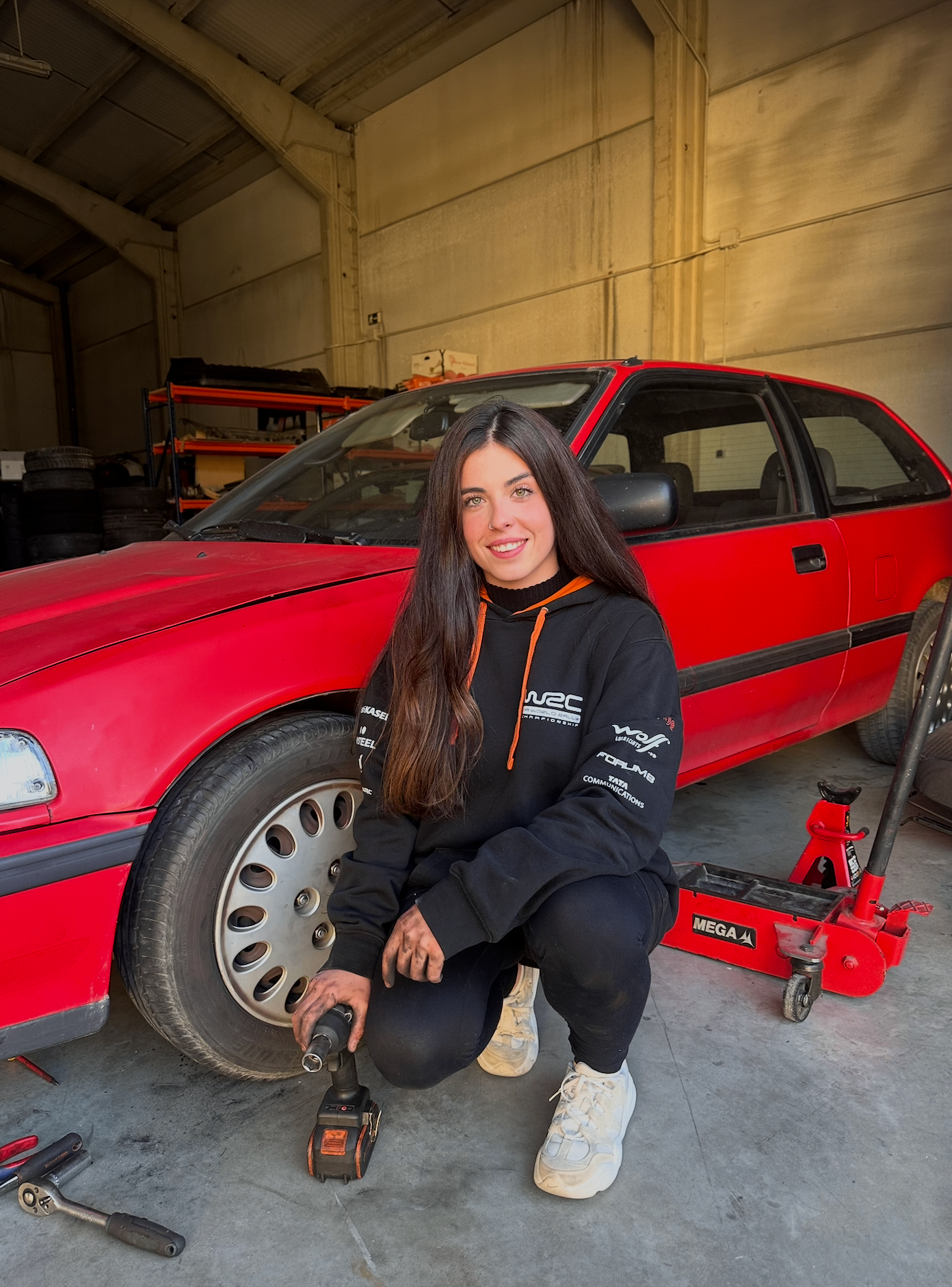 Irati Etxandi en su taller